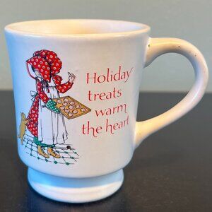 Vtg HOLLY HOBBIE A Christmas Keepsake ~ Designers Collection Stoneware Mug 1980